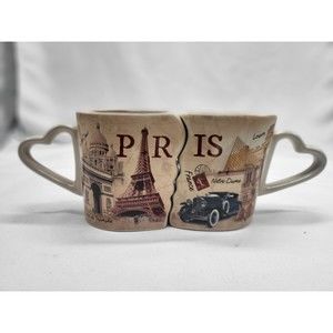 Vintage Paris Mugs for Couples